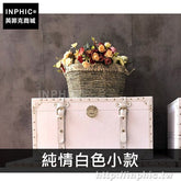 INPHIC-收納箱子皮箱家居創意復古茶幾英倫拍攝道具整理-純情白色小款